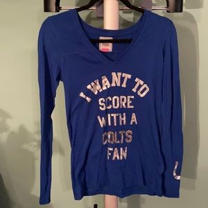 Dark blue long sleeve shirt